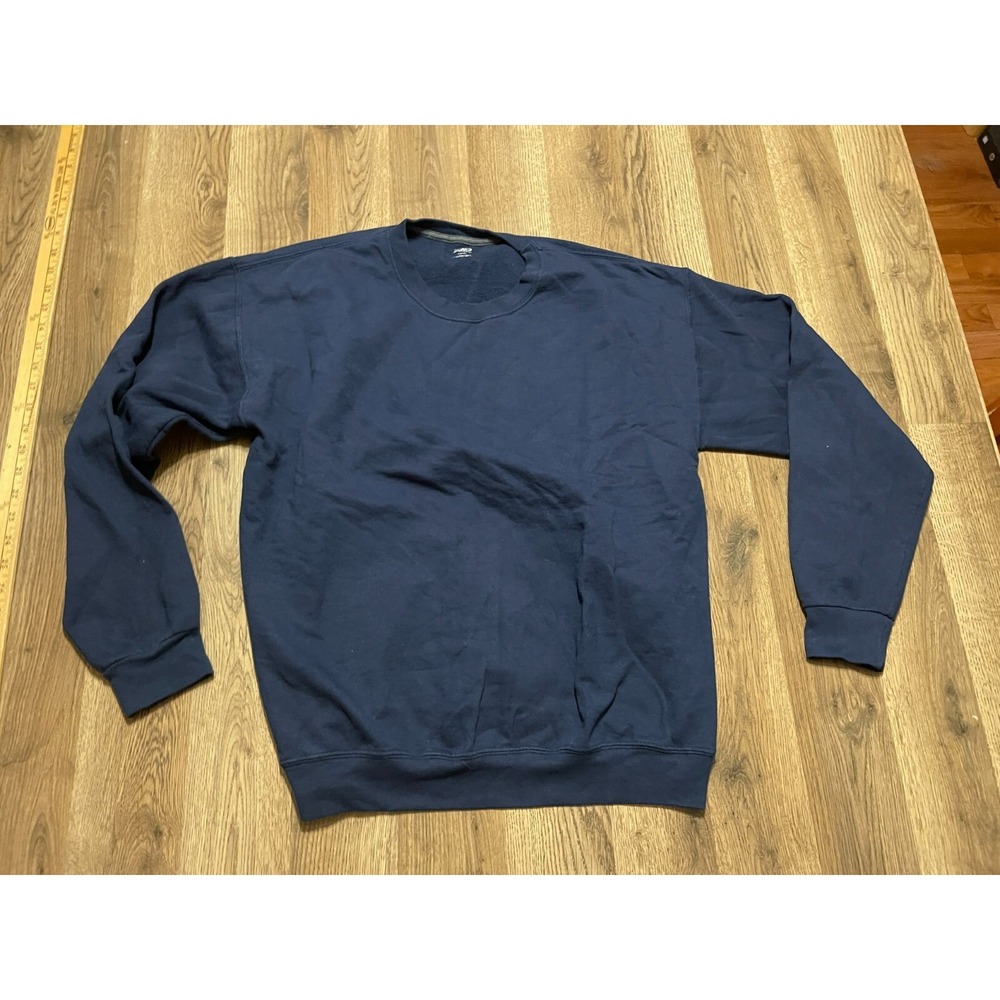 Athletic Works Sweater, Men's Size Large, Blue, Pullover, Crew Neck